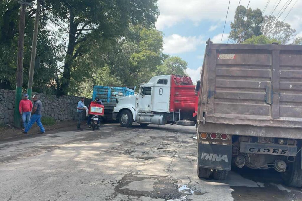 El bloqueo duró un par de horas hasta que se llegó a un acuerdo