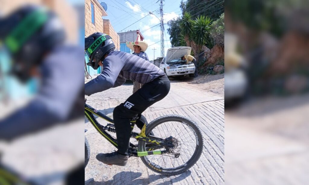 Pachuca fue el escenario de una carrera de downhill urbano; formó parte de un serial