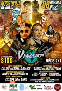 Este domingo, Cíclope y su abuelo Colmillo Blanco llevan el drama familiar al ring en una lucha encadenada que promete emociones intensas