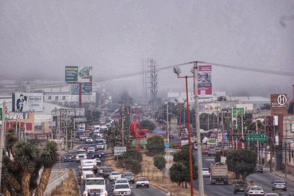 Las lluvias intensas de este jueves marcaron el clima en Hidalgo