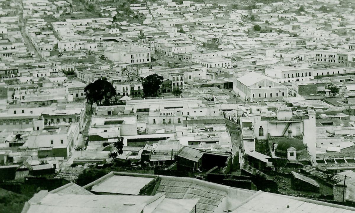 Detalle de una panoramica de 1901