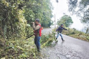 La motocicleta de la víctima quedó en el paraje Zoquital, en Atotonilco el Grande.
