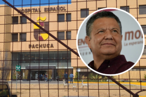 El gobernador Julio Menchaca fue trasladado a Pachuca tras el incidente en Actopan, Hidalgo.