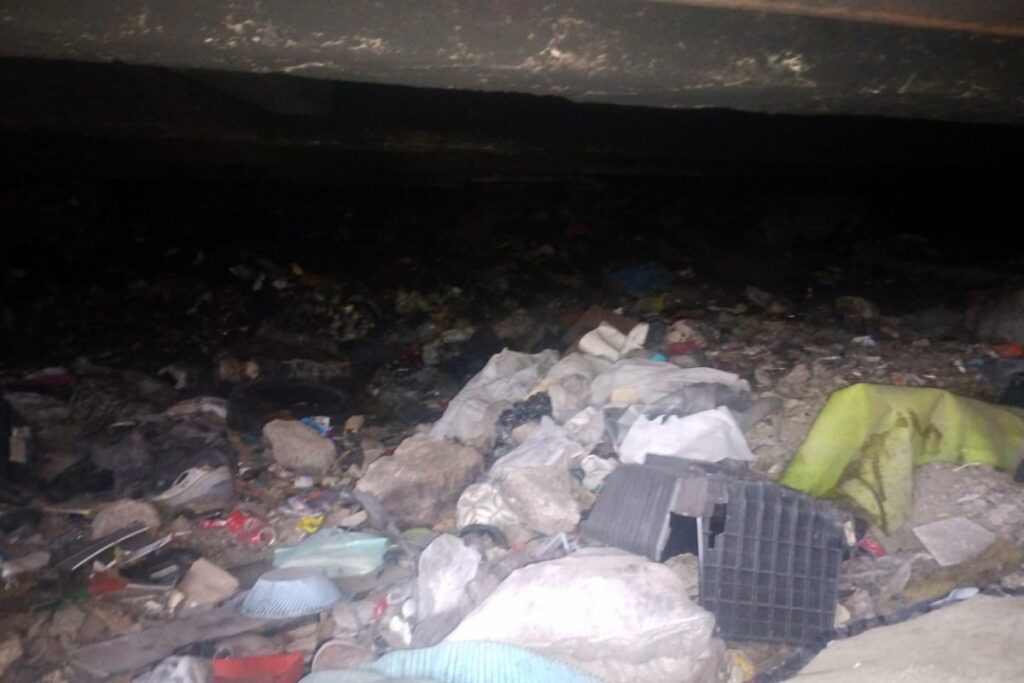 La pasada administración había retirado seis toneladas de basura de la zona 
