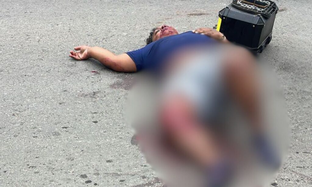 Fuerte accidente en Huejutla deja motociclista gravemente herido; este es su estado de salud