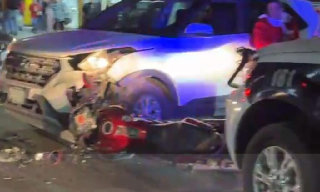 Tizayuca: Motociclista grave tras implicarse en un accidente en pleno centro