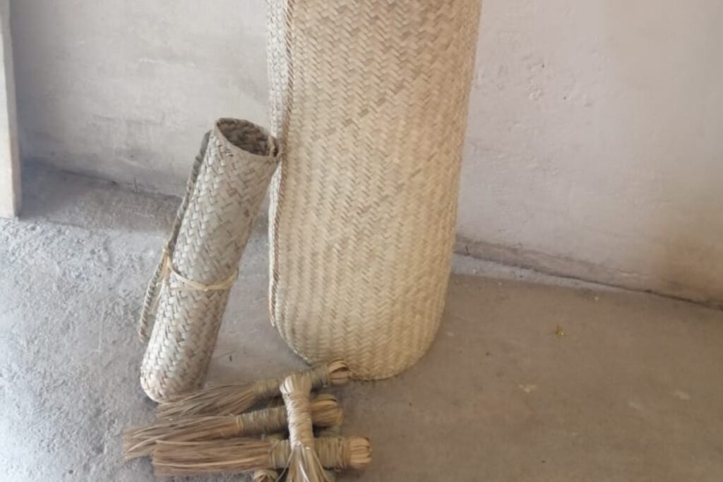 En la localidad Tlaxco, Metztitlán, se han dejado de elaborar los petates y demás artículos de palma, pues no hay materia prima para ello 