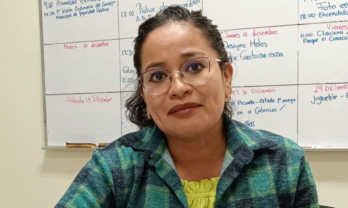 Teresa Bazán señaló que la tendencia en el municipio corresponde a la que se presenta en el país | Foto: Antonieta Islas