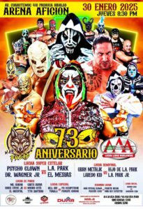 La Familia Real, Laredo Kid, Gran Metalik, Poder del Norte y más estrellas dicen presente en la gran fiesta de la arena Afición