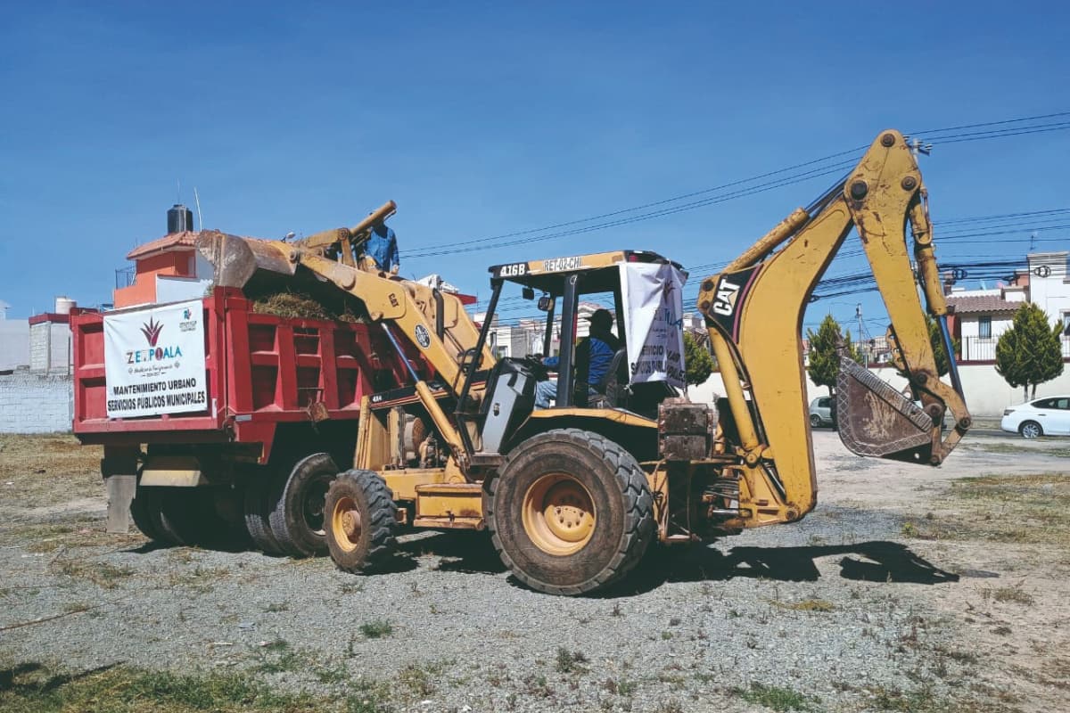 Obras como la pavimentación hidráulica en El Cerrito reflejan el compromiso de Zempoala con su desarrollo