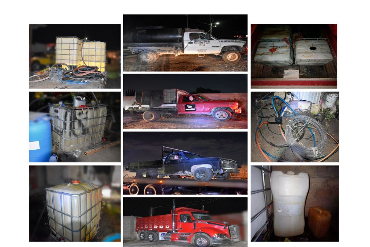 En el cateo en Conejos se hallaron herramientas y 2,200 litros de hidrocarburo robado