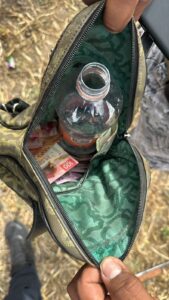 Este fue el botín del ladrón.