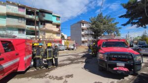 Bomberos sofocaron el incendio antes de que se extendiera a viviendas vecinas