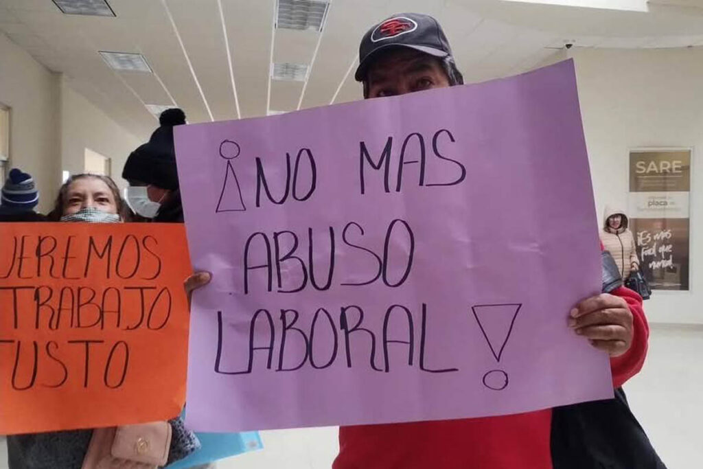 El pasado viernes, personal de la Caamt protestó por la supuesta baja de un empleado de este organismo