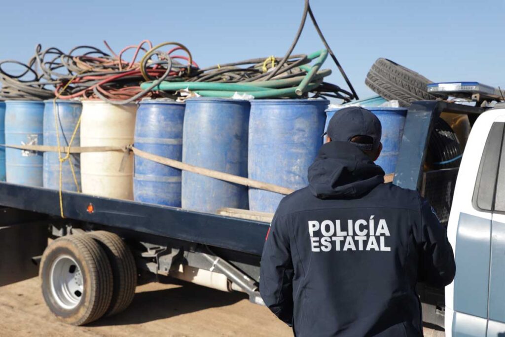 Una segunda orden de cateo permitió desarticular un centro de almacenamiento ilegal de hidrocarburo