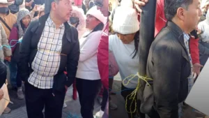 El regidor afirmó que los vecinos le rociaron gasolinaFoto: Especial