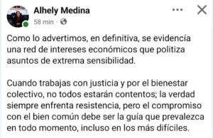 La diputada de Zimapán se deslinda de las acusaciones que sacuden a Hidalgo