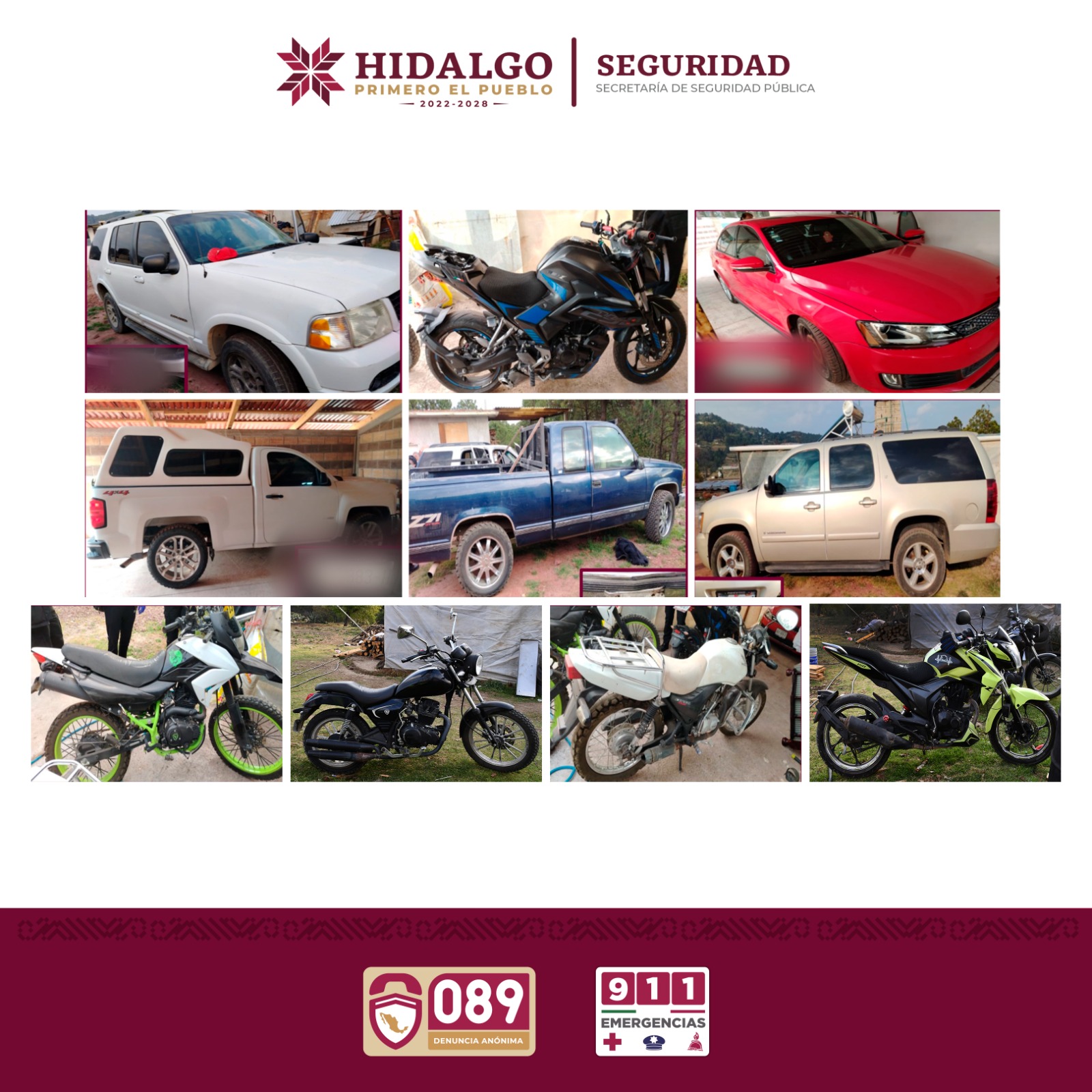 Localizan vehículos con 15 contenedores de distintas capacidades para el trasiego de combustible