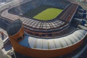 Estadio Hidalgo listo para recibir a los seguidores en el enfrentamiento entre Pachuca y Pumas.