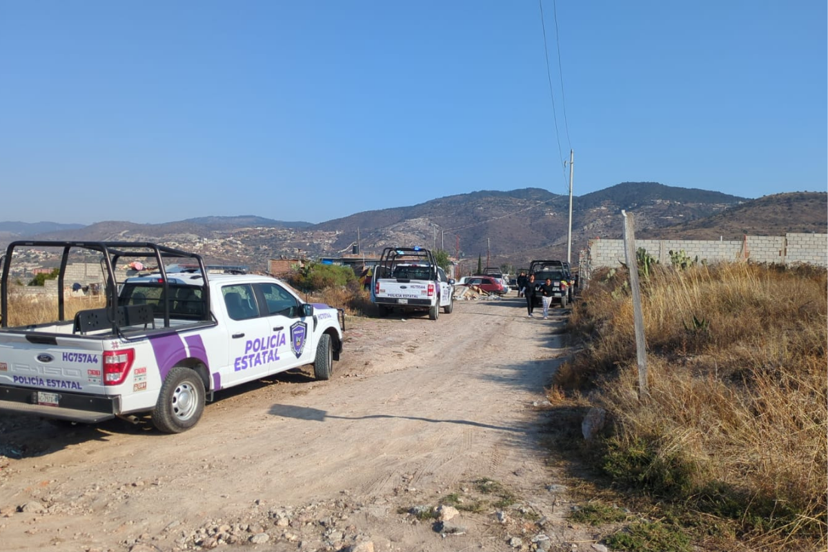El área fue acordonada por elementos de seguridad tras la riña en Mineral de la Reforma; hay dos heridos
