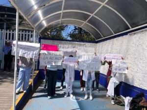 Los estudiantes también pidieron la destitución del coordinador universitarioFoto: Carmen Hernández