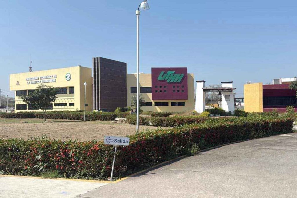 Vista de las instalaciones de la UTHH en Huejutla