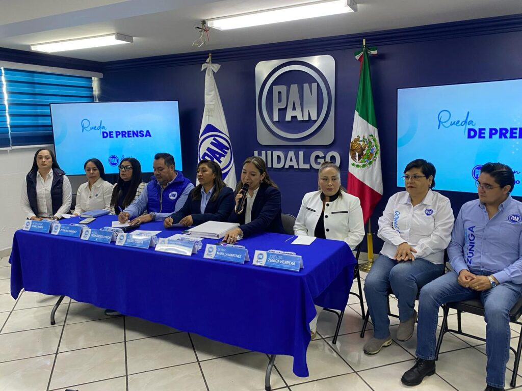 PAN Hidalgo reclama al gobierno estatal por omisiones ante homicidios y feminicidios