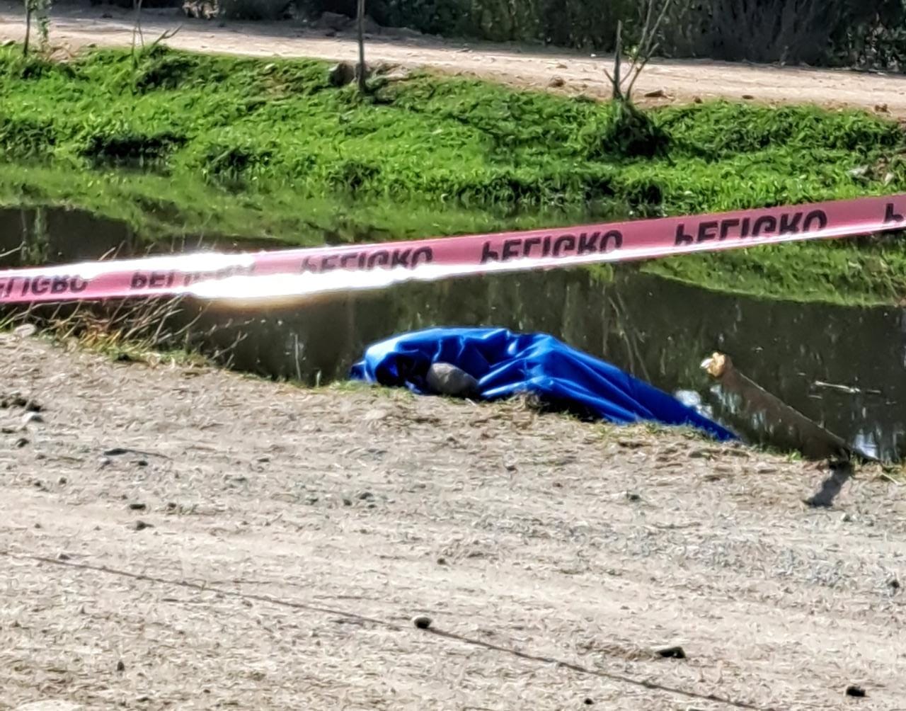 Policía municipal acordonó la zona tras encontrar al hombre maniatado y envuelto en cobijas