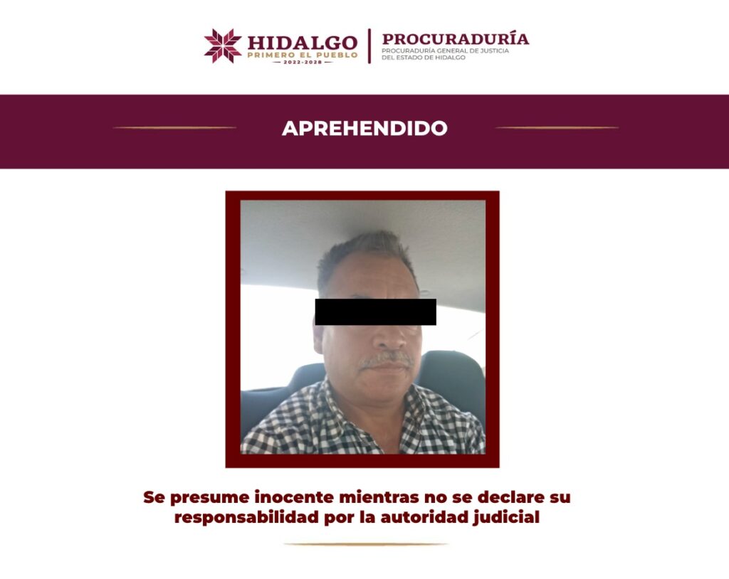 El imputado fue ingresado al Centro de Reinserción Social de Apan