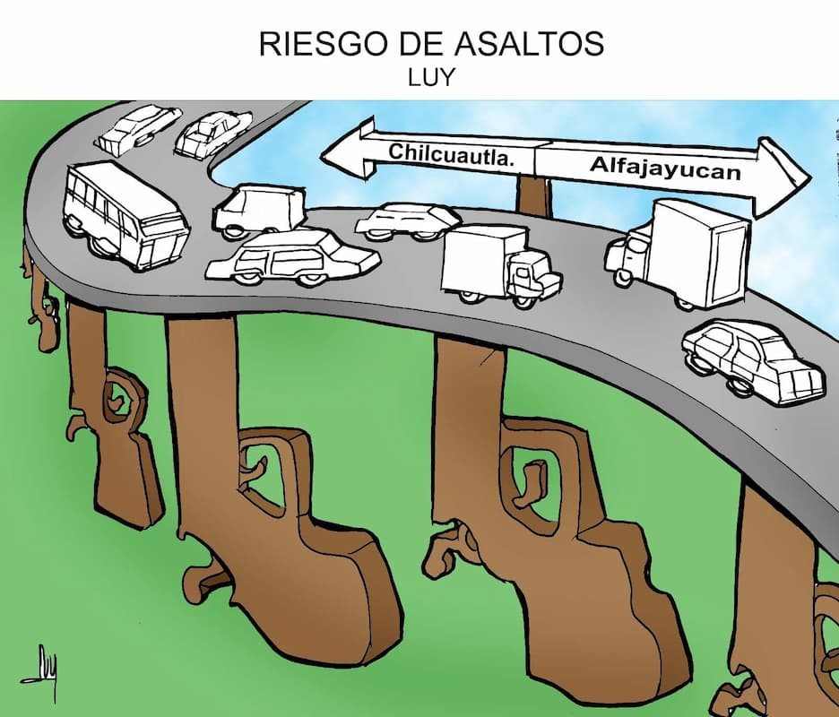 Riesgo de asaltos Cartón de Luy