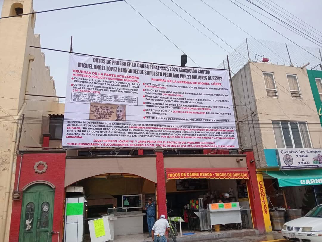 Gente afín al exalcalde afirma que los delitos fueron "fabricados" Foto: Miguel Ángel Martínez