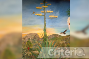 Cada mural de Aurora es único, inspirado en su conexión con la tierra y su identidad hñahñú