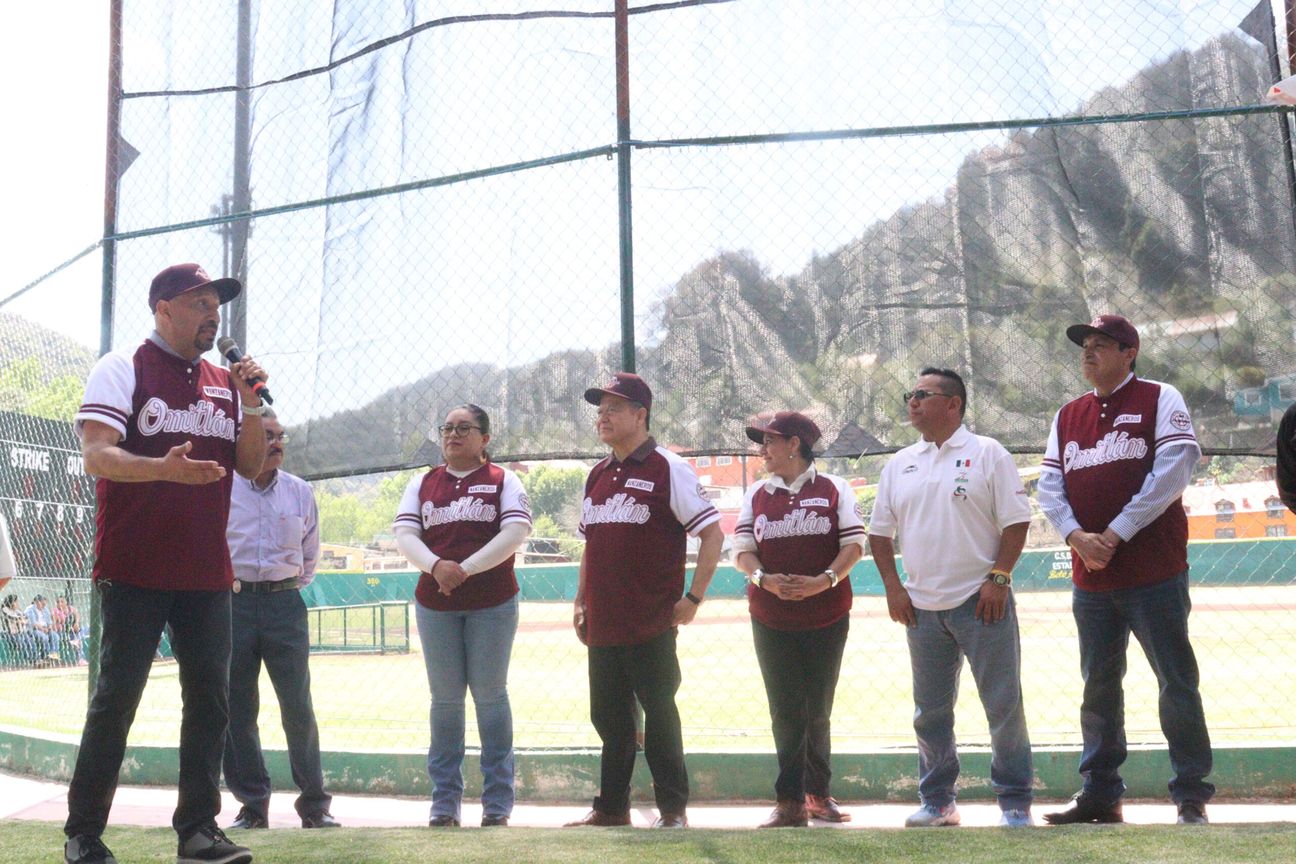 Omitlán de Juárez da un gran paso con la inauguración de la escuela de beisbol Manzaneros