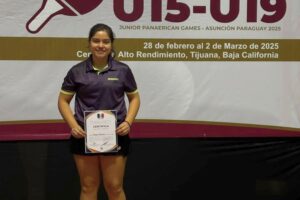 Ximena Figueroa hace historia: Primera hidalguense clasificada a los Juegos Panamericanos Junior Asunción 2025