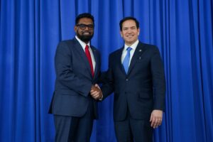 El presidente guyanés, Irfaan Ali, celebró el respaldo de Washington ante la creciente tensión con Venezuela
