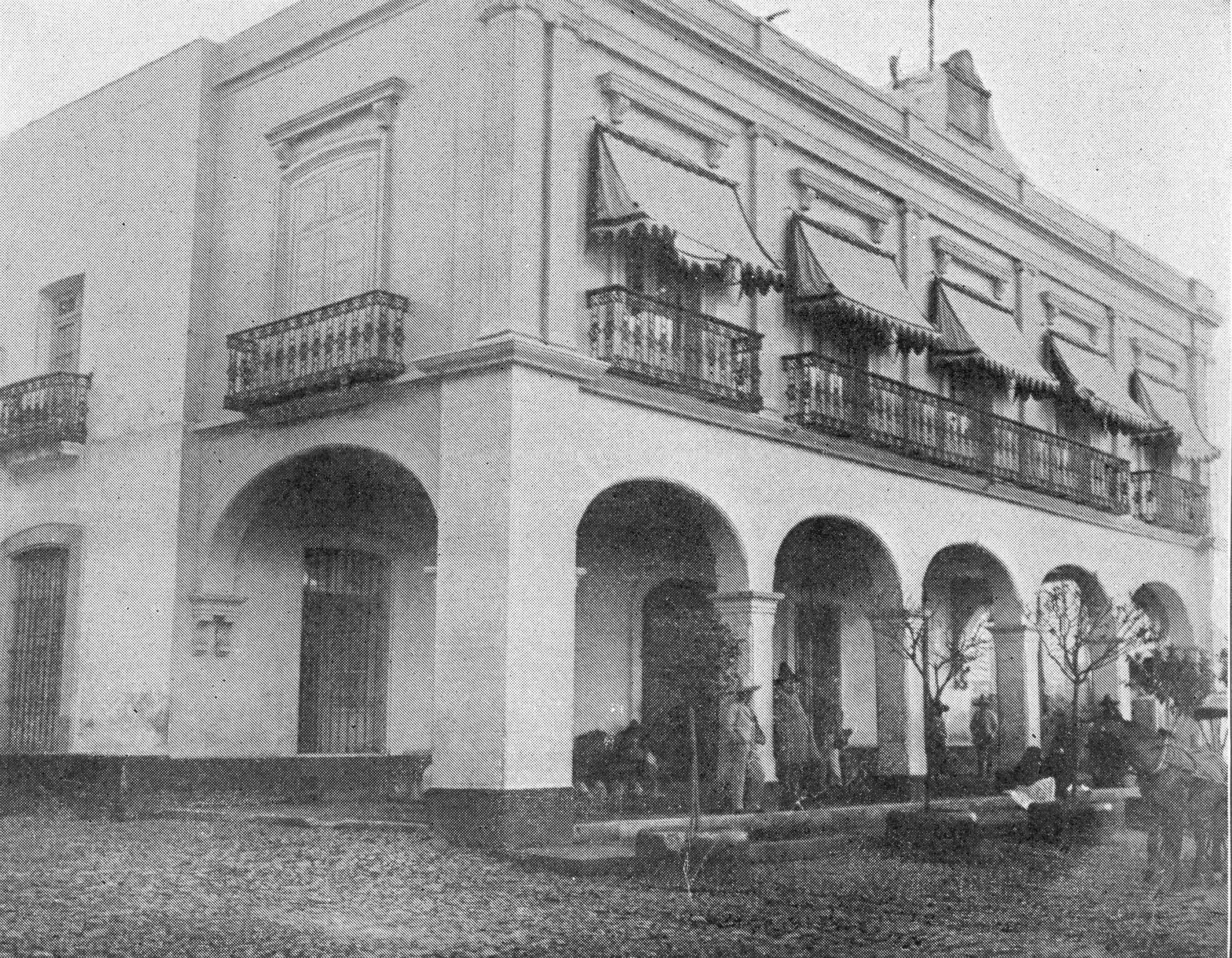 Fotografía 2.- Palacio de Gobierno en 1891