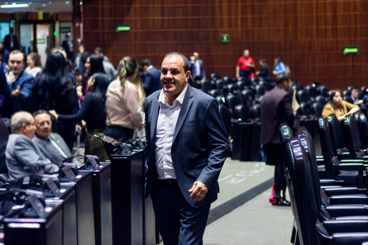 El respaldo a Cuauhtémoc Blanco vino acompañado del grito “no estás solo” por parte de legisladoras y legisladores