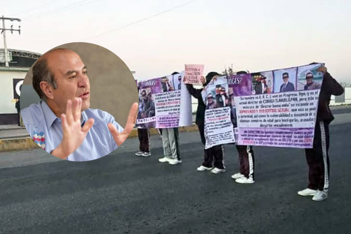 La comunidad del Cobaeh de Tlahuelilpan protestó tras la denuncia contra el exdirector