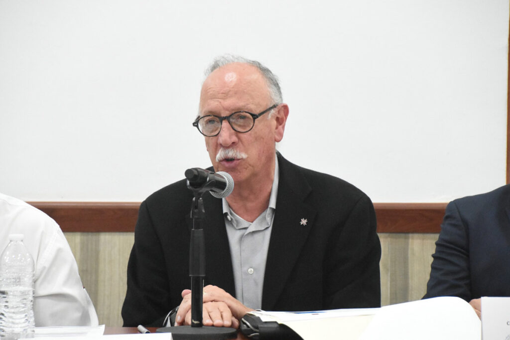 Rafael Islas Borbolla, director del Consejo de Administración del parque, participó en la reunión de trabajo con dependencias y autoridades relacionadas con sanidad forestal