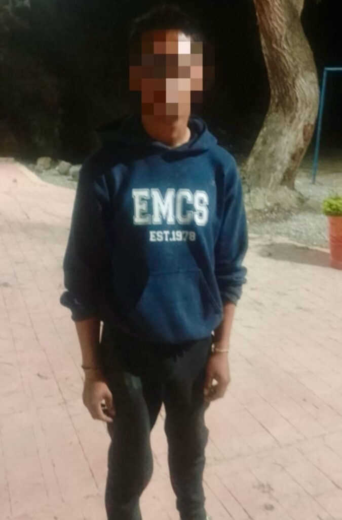 Presunto ladron capturado por vecinos, en Tepeji del Río / Foto. Especial