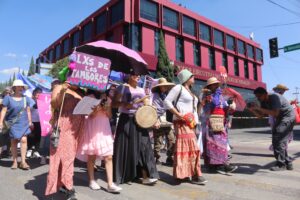 La marcha feminista en Pachuca movilizó a miles en protesta por la violencia de género