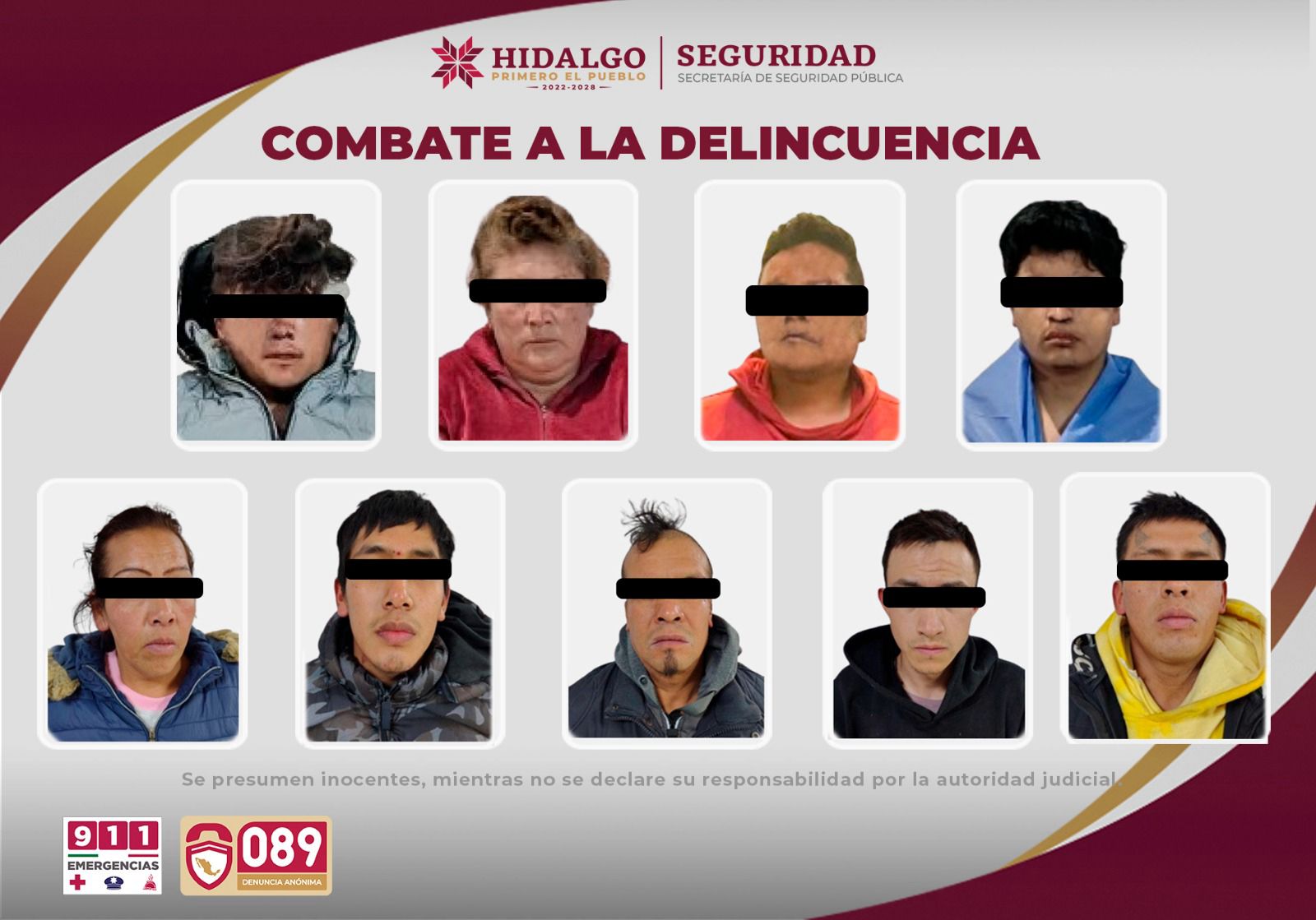 Operativo en la colonia La Raza permitió la captura de cinco presuntos implicados en el crimen