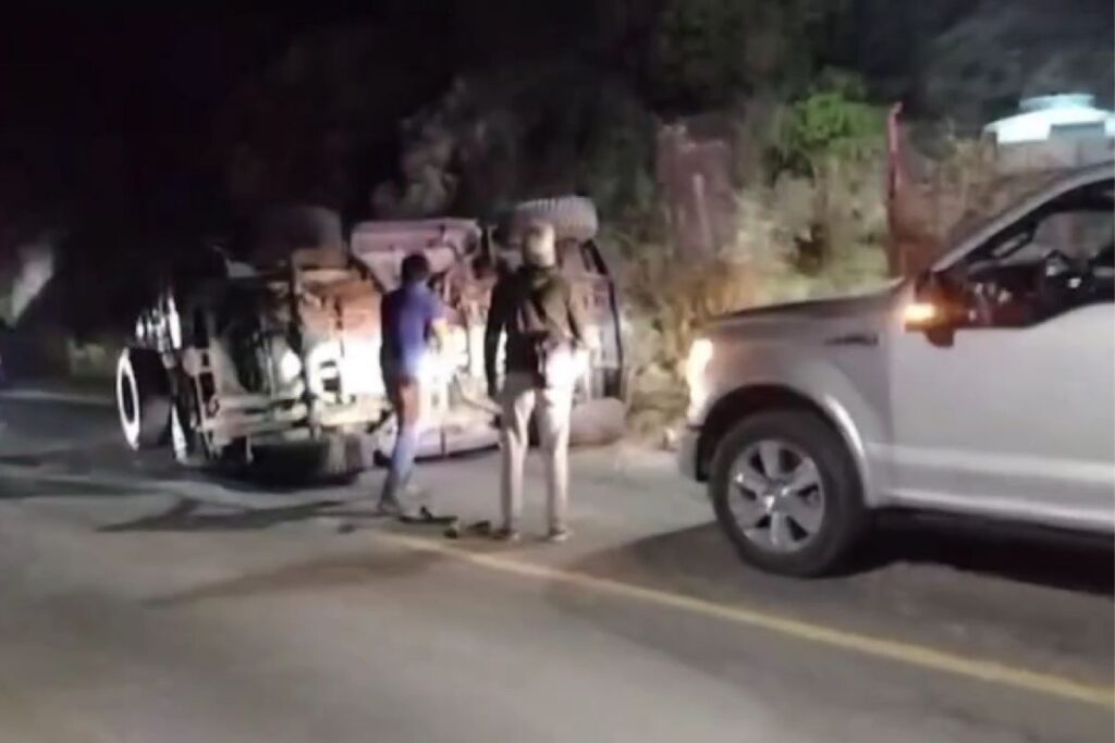 Camioneta se accidenta en Mineral del Chico: ¿Qué se sabe de los ocupantes?