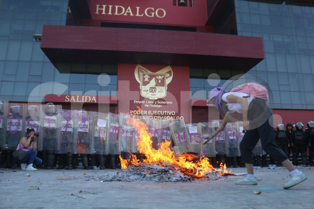 Marcha 8M en Pachuca: Esto es lo que ocurrió, el recorrido y las incidencias