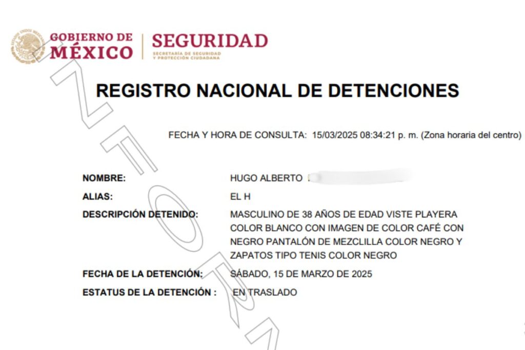 Detienen cerca de Pachuca a presunto generador de violencia en el Valle del Mezquital