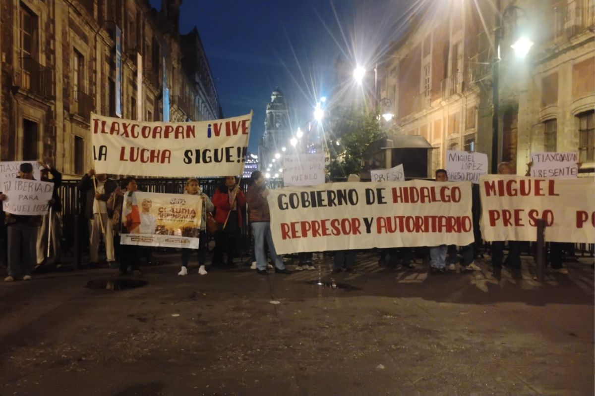 Los manifestantes buscaban reunirse con la presidenta | Foto: Especial