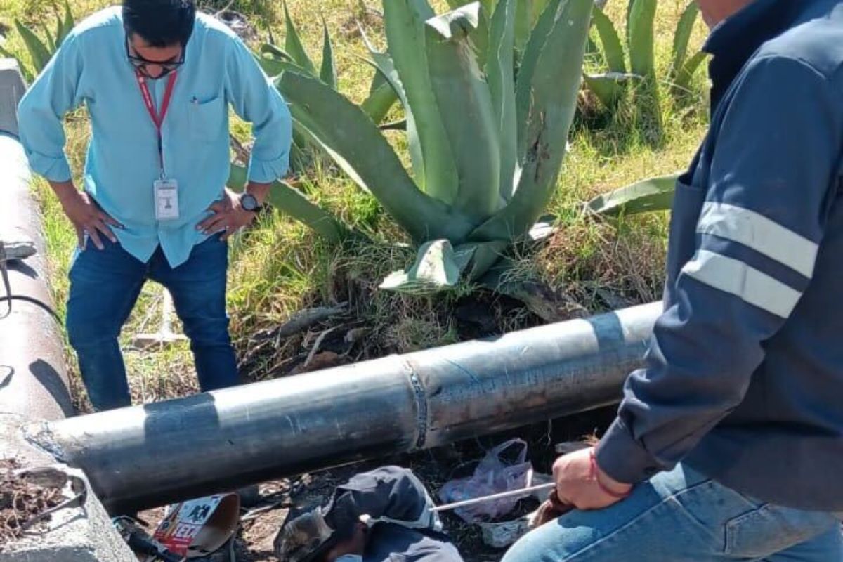CAAMT concluyó con éxito la instalación de un sistema Bypass en la comunidad de Huajomulco