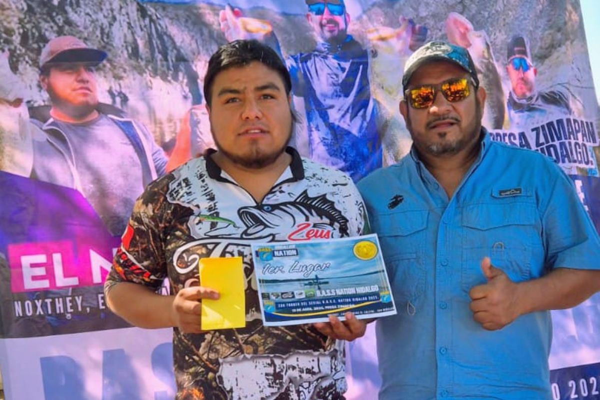 Gerardo Reyes arrasa en la segunda fecha del Serial B.A.S.S con la lobina más larga del día en Zimapán