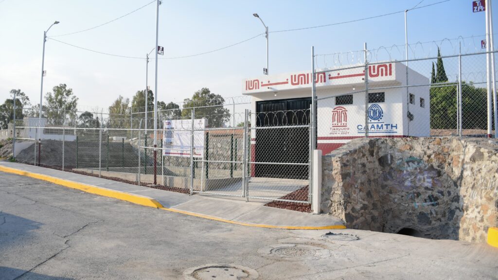 El gobierno de Tizayuca entregó un nuevo cárcamo de bombeo en la colonia Unidad Habitacional
