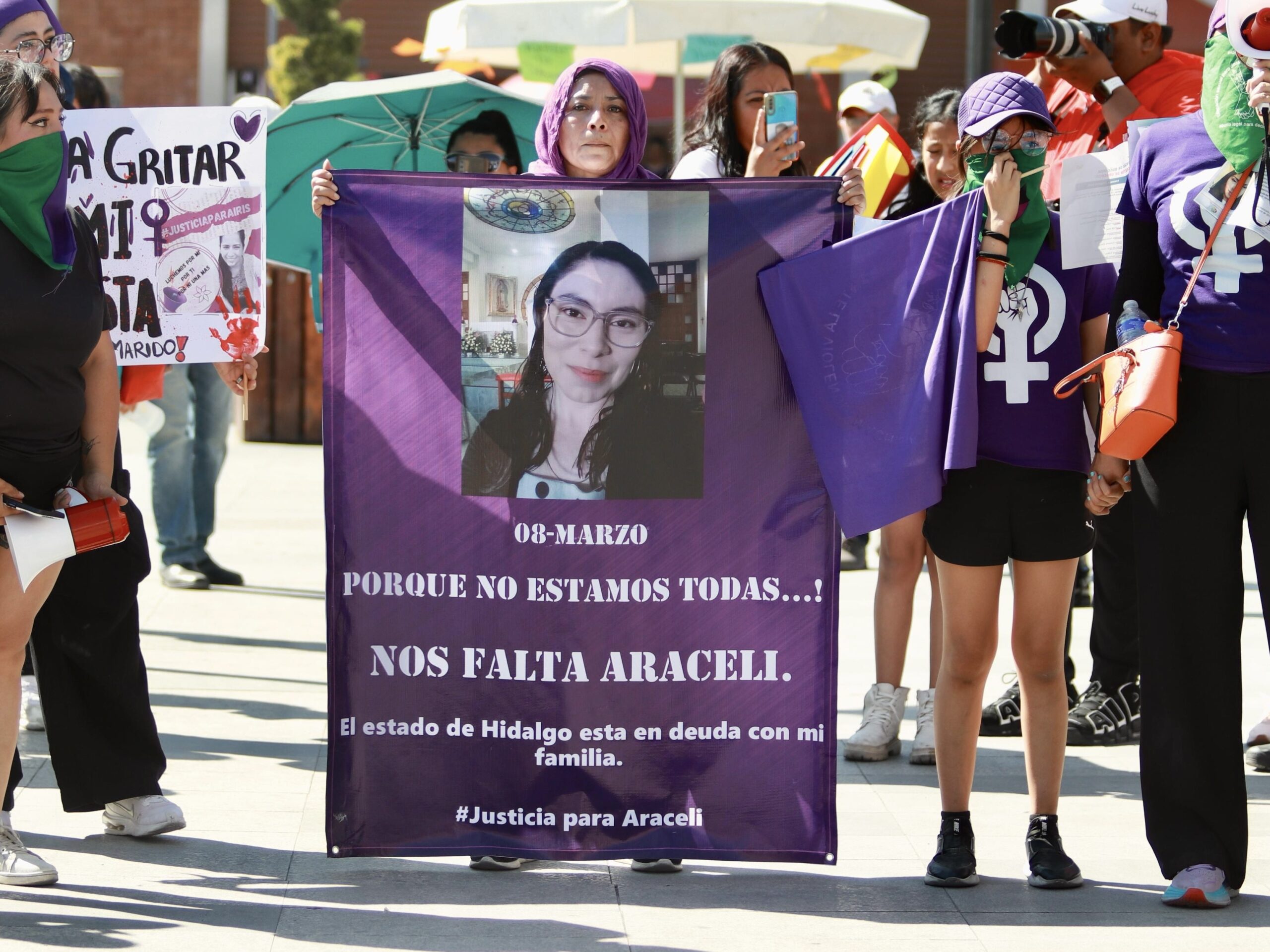Familiares y amigos de Araceli han participado en las marchas para exigir justicia por mujeres asesinadas Foto: Archivo